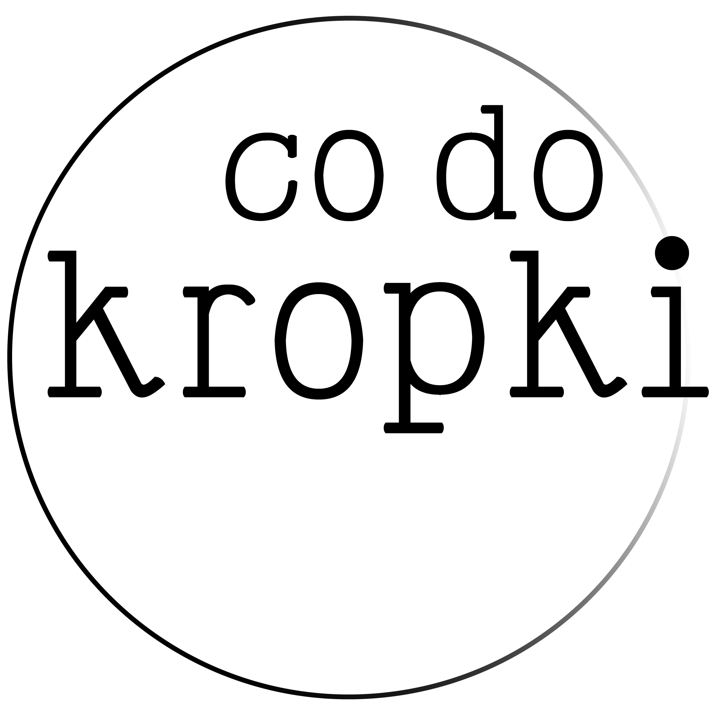 Co do kropki….